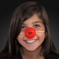 Light Up Red Clown Nose with Blinking LEDs - 5 Day